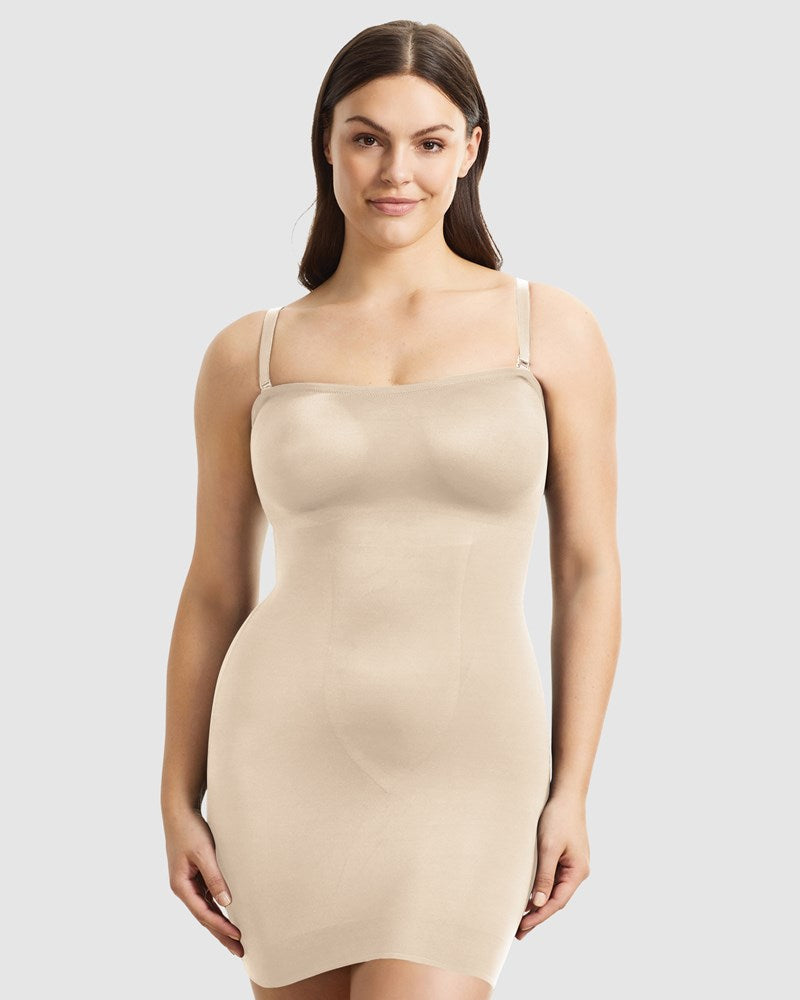 Cupid Shapewear Sleek Essentials Convertible to Strapless Shaper Slip