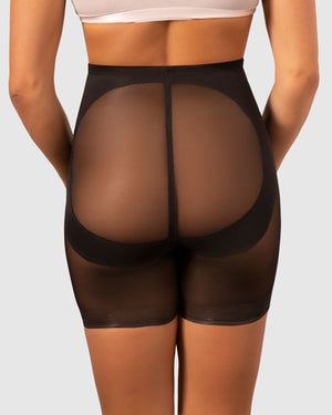 Miraclesuit Shapewear Sheer Shaping Sheer X Firm Derrire Lift Boyshort