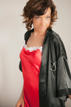 Satin 1/2 Length Robe